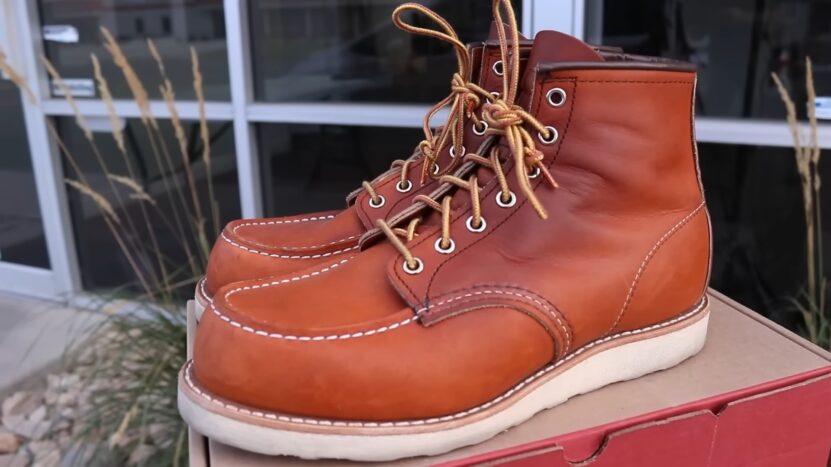 Red Wing Moc Toe Boots