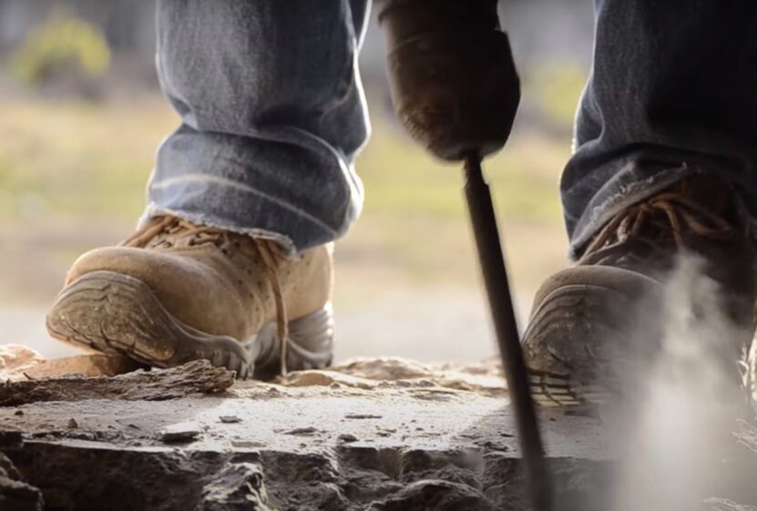 Wearing Composite Toe Boots